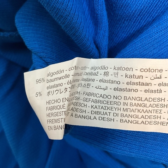 NWT Zara Mini Dress Royal Blue Size Small Stretchy - Picture 6 of 8